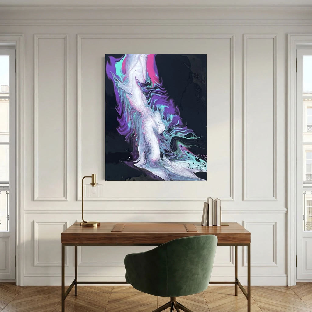Violet Turquoise Flow  